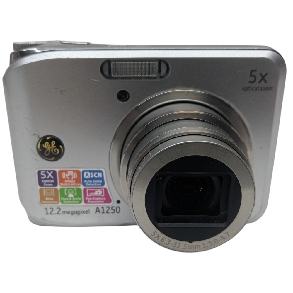 GE Smart Series A1250 Digital Camera 12.2MP / 5X Zoom + ‎ 2GB Card 👀 VIDEO!